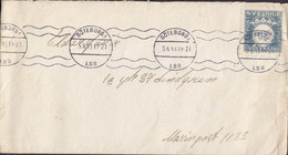 Sweden Feldpost Fieldpost Svarmärke Franked GÖTEBORG LBR. 1943 Cover Brief (2 Scans) - Military