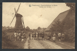 +++ CPA - Diesterweg's Openluchtschool Te HEIDE - Teekenen Naar De Natuur - Moulin - Molen - Nels   // - Kalmthout