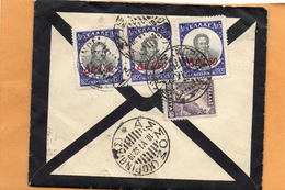 Greece Old Cover Mailed To USA - Cartas & Documentos