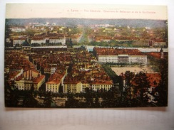 Carte Postale Lyon(69) Vue Générale-Quartiers De Bellecour Et De La Guillotière(Petit Format Oblitérée 1931 Timbre 15 C) - Lyon 7