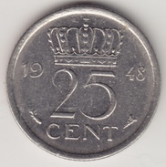 @Y@    Nederland   25 Cent  1948     (4529) - 25 Cent