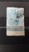 ULTRA RARE ERROR PERFORATED BOTTOM 50 REIS CORREIO BRAZIL TAXE STAMP TIMBRE 1898 USED  MINT - Unused Stamps