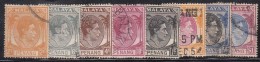 8v Used Penang , 1949 - 1952 Series, Malaya 8 Diff., (sample Image) - Penang