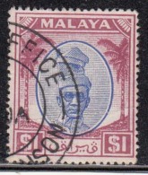 $1 Fine Used Perak 1950, Malaya (Sample Image) - Perak