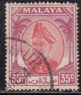 35c Used 1952 Selangor 1949 -1955 Series,  Malaya, - Selangor