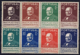 Portugal: Mi Nr 622 - 629  MNH/**/postfrisch/neuf Sans Charniere  1940 Some Ink On Back From Printing - Nuevos
