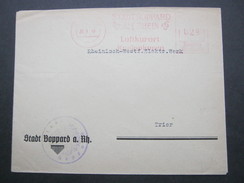 Firmen Freistempel , Meterstempel Auf Beleg Aus Boppard , 1946 - Other & Unclassified