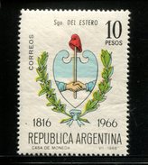 425312255 ARGENTINIE DB 1966 POSTFRIS MINTNEVER HINGED POSTFRIS NEUF YVERT 758 - Nuevos