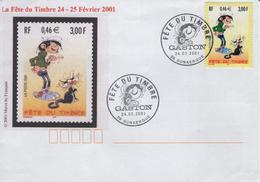 FRANCE 3370 FDC 1er Jour GASTON LAGAFFE Comics Bande Dessinée BD André FRANQUIN Et Journal SPIROU 30 - Bandes Dessinées