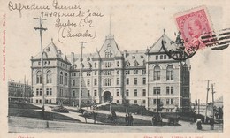 CANADA   QUEBEC    CPA   CITE  HALL  HOTEL DE VILLE - Québec - La Cité