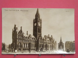 Angleterre - Manchester - Town Hall From S.W. - 1914 - Joli Timbre - Scans Recto-verso - Manchester