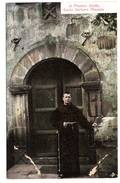 A Mission Guide, SANTA BARBARA Mission, California, Pre-1920 Newman Postcard - Santa Barbara