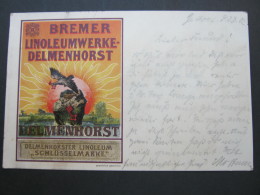 DELMENHORST , Reklame   Schöne Karte  1902  Mit Marke + Stempel - Delmenhorst