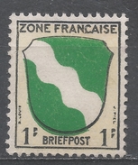 German Occupation, French 1945. Scott #4N1 (M) Rhine Province, Coats Of Arms * - Other & Unclassified