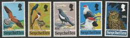 1972 Seychelles Birds Owl Kestrel Complete Set Of 5 MNH   MNH - Seychellen (1976-...)