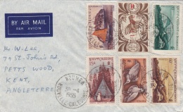 Nouvelle Calédonie  :  Divers Sur Lettre Pour L'Angleterre CaD De Nouméa Du 30 04 1955 - Briefe U. Dokumente