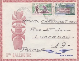 Nouvelle Calédonie  : Divers Sur Lettre CaD De Tontouta Aérodrome De 1971 - Storia Postale