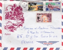 POLYNESIE  :  Divers Sur Lettre   CaD De Papeete R.P. Annexe No 1 Du 04 08 1967 - Cartas & Documentos