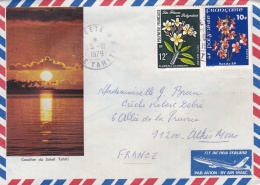 POLYNESIE  : Divers Sur Lettre   CaD De Papeete R.P. Du 15 10 1969 - Storia Postale