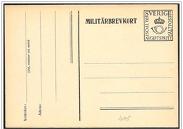 Svezia/Suède/Sweden: Intero, Stationery, Entier, Franchigia Militare, Free Military, Franchise Militaire - Militaires