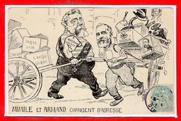 POLITIQUE - SATIRIQUES -- Mimile Et Armand Changent D'Adresse - Satira