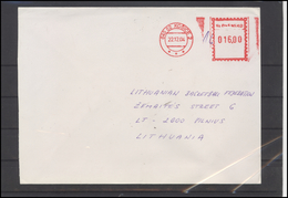 SLOVAKIA EMA Brief Postal History Cover SK 024 Meter Mark Franking Machine Label - Briefe U. Dokumente