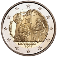 ESLOVAQUIA  2€ 2.017  2017 "ISTROPOLITANA" Bimetalic UNCirculated  T-DL-12.032 - Slovacchia