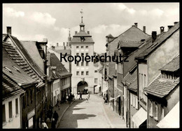 ÄLTERE POSTKARTE BORNA BLICK ZUM REICHSTOR Tor Gate Ansichtskarte Postcard Cpa AK - Borna