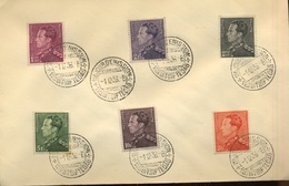 1-12-1936   FDC Poortman   Très Frais - ....-1951