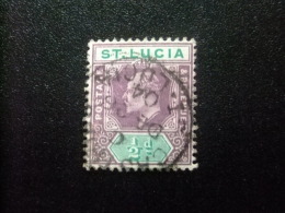 SAINTE-LUCIA ST LUCIA 1904 EDOUARD VII Yvert Nº 47 º FU - Ste Lucie (...-1978)