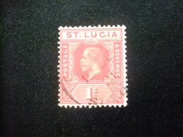 SAINTE-LUCIA ST LUCIA 1912 GEORGE V Yvert Nº 62 º FU - Ste Lucie (...-1978)