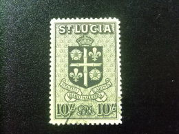 SAINTE-LUCIA ST LUCIA 1938 Armoiries Yvert Nº 121 º FU - St.Lucia (...-1978)
