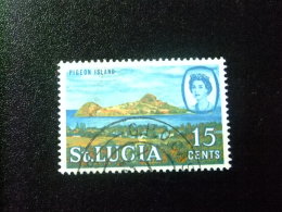 SAINTE-LUCIA ST LUCIA 1964 Ile Des Pigeons Yvert Nº 188 A º FU - St.Lucia (...-1978)