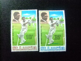 SAINTE-LUCIA ST LUCIA 1968 CRICKET Yvert Nº 227 / 28 ** MNH - Ste Lucie (...-1978)