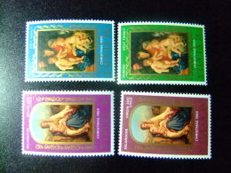 SAINTE-LUCIA ST LUCIA 1969 NOEL Pinturas Yvert Nº 255 / 58 ** MNH - St.Lucia (...-1978)