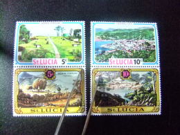 SAINTE-LUCIA ST LUCIA 1971 Vues Diverses Yvert Nº 294 / 01 ** MNH Serie Incompl. - St.Lucia (...-1978)