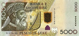 ALBANIA 5000 LEKE 2013 (2014) P-75b UNC [AL321b] - Albanië