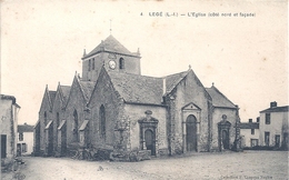 Lege, L'église (Coté Nord Et Façade)  ; Voir Recto-verso . - Legé