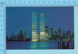 New York USA  - World Trade Center , " Twin Towers" -  2 Scans - World Trade Center