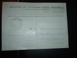LETTRE OBL.MEC.22-10-1971 LYON PRESQU'ILE (69) + CACHET DOUANES FRANCAISES - Lettere In Franchigia Civile