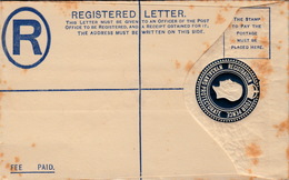 SPECIMEN REGISTERED LETTER  FOUR PENCE NYASALAND PROTECTORATE - Nyasaland (1907-1953)