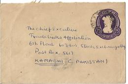 INDIA 1976 25p Prepaid Envelope - Briefe U. Dokumente