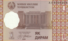 Tajikistan 1999 1 DIRAMS P-10 - Tajikistan