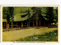 C 19196   -   Sylvan Lunch Station On Cody Road To Yellowstone Park - Yellowstone