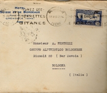 1933  FRANCIA  POSTA AEREA  PER  ITALIA   VOLO  AERONAUTICA - 1927-1959 Lettres & Documents