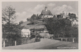 AK Oberneuschönberg Kirche Gasthof Olbernhau Kupferhammer Grünthal Brandau Brandov Oberlochmühle Hirschberg Heidersdorf - Olbernhau