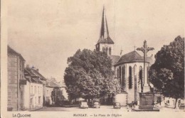 Dep 63 - Manzat - La Place De L'Eglise   : Achat Immédiat - Manzat