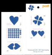 Finland - Postfris / MNH - Booklet Blauw Hart 2017 NEW!! - Neufs