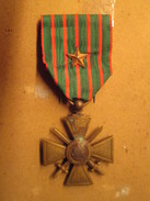 Médaille CROIX DE GUERRE 1914 1918 - Citation - France