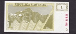 SLOVENIA  1 TOLARJEV    1990  FDS - Eslovenia